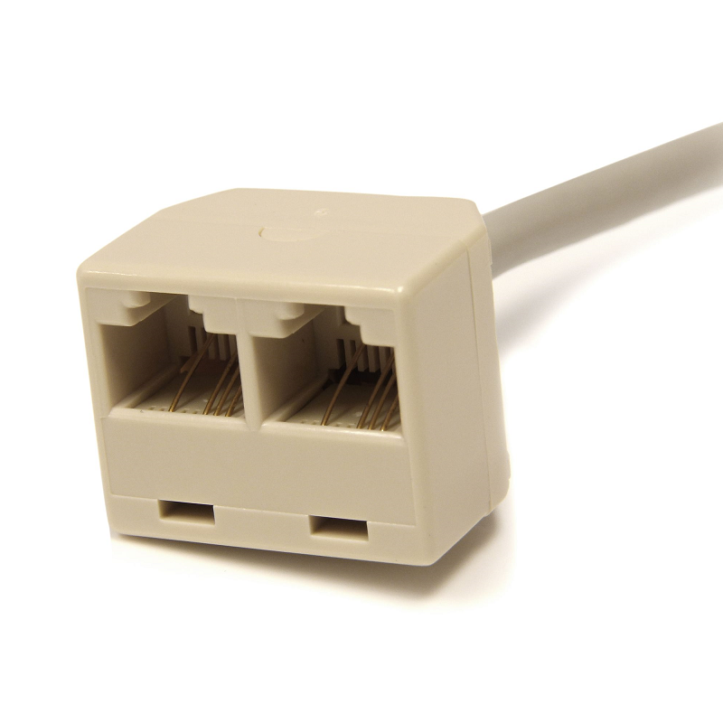 StarTech RJ45SPLITTER 2-to-1 RJ45 Splitter Cable Adapter - F/M
